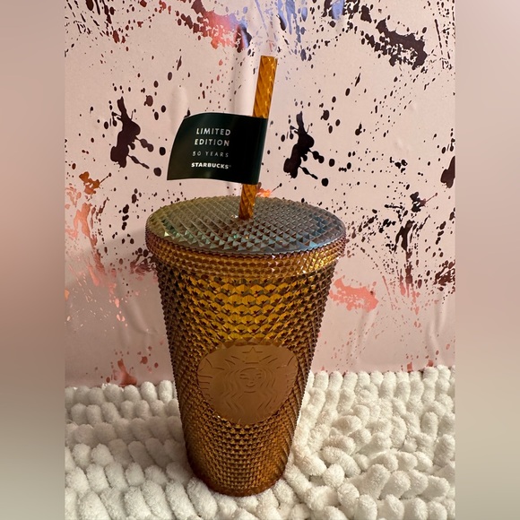 Starbucks Other - New 50Th Anniversary Starbucks Studded Tumbler